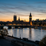 Westminster skyline across the Thames at dusk, illustrating the UK Autumn Budget 2026